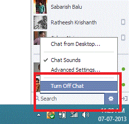 chat with offline friends on facebook